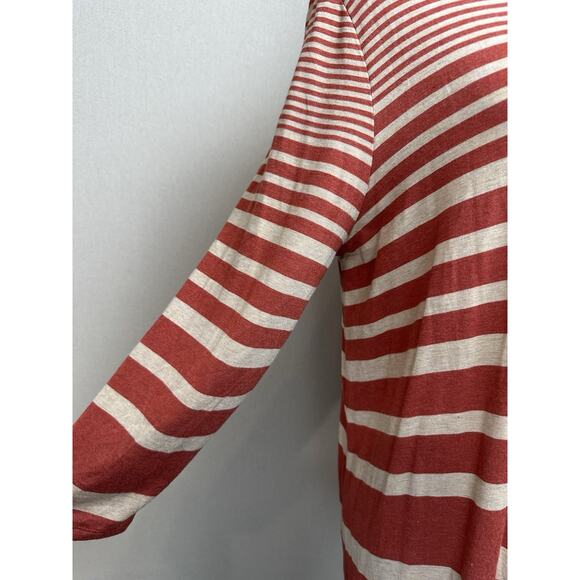 Nurture Ladies Top Size XL Long Sleeve Scoop Neck Rust Tan Soft Lagenlook Fall - Picture 3 of 13